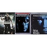 Man of Action Schwarzenegger 3 Pack Commando + Terminator The Rise of the Machines Arnold Sci-Fi Triple Feature