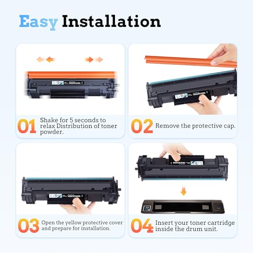 LxTek 142A Toner with Chip Compatible for HP Laserjet M140W Toner for HP 142A W1420A 142X W1420X for Laserjet Pro M110w M110 MFP M140w M140 M139w M139 (Black, 1-Pack)