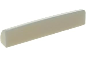 Dopro 43x6x9 Cattle Bone Blank Guitar Nut Real Pure Bone Nut for LP or Acoustic Guitar