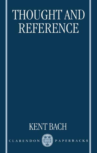 Thought and Reference (Clarendon Paperbacks)