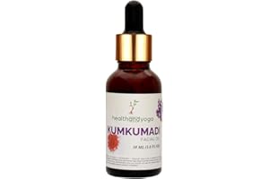 HealthAndYoga Kumkumadi Face Glow Oil - 100% Ayurvedic - Boosts glow & brightens Skin - Anti-Aging - Reduces dark spots, pigm