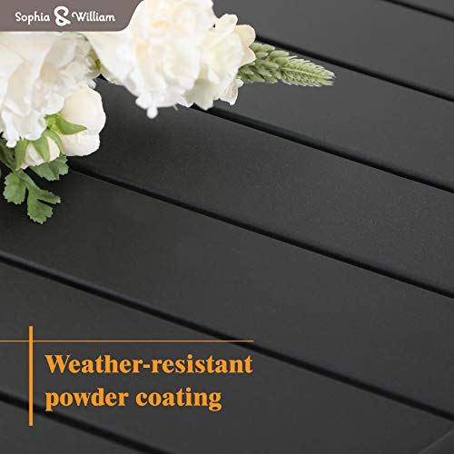 Sophia & William Patio Dining Set 5 Pieces Outdoor Metal Furniture Set