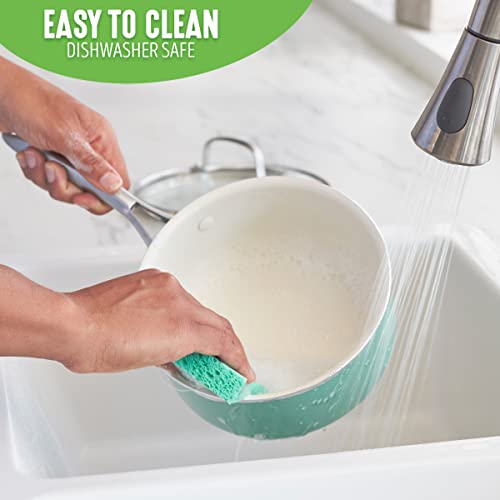 GreenLife Artisan Healthy Ceramic Nonstick, 12 Piece Cookware Pots and