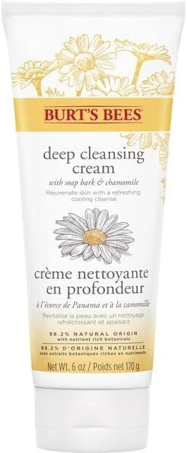 Burt's Bees Soap Bark & Chamomile Deep Cleansing Cream 170g Daily Face Wash
