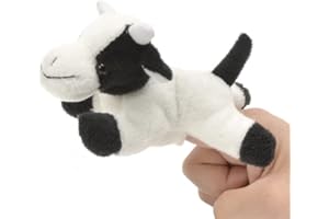 Unipak 1155CO Cow Plush Finger Puppet, 5-inch Length