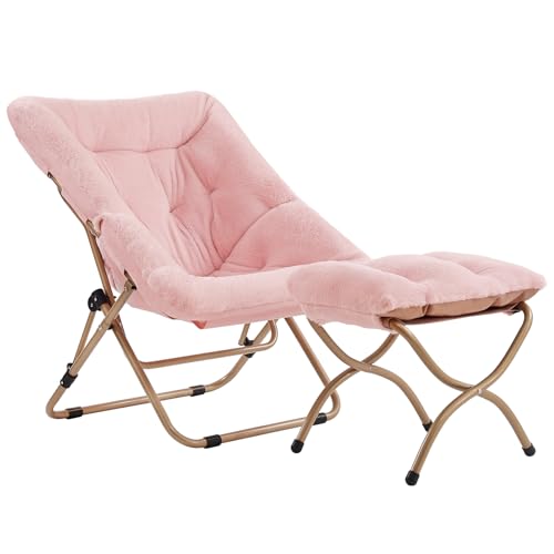 Tiita Folding Saucer Chair Ottoman