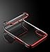 ka tike Compatible for iPhone X/XS Case, Electroplated Frame Ultra Thin Slim Fit Soft Silicone TPU Cover 5.8 inch (#1-Red)