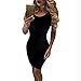 VANCOL Women's Hollow Out Lace up Sexy Mini Bandage Bodycon Party Night Club Dress