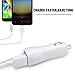 Galaxy S6 Car Charger, iRAG® Ultra Fast USB 2M/6Ft Retractable Coiled Charger with Smart IC Technology for Samsung Galaxy | iPhone, iPad, iPod | Google | Nexus | Motorola | Nokia | HTC | Amazon Fire and More