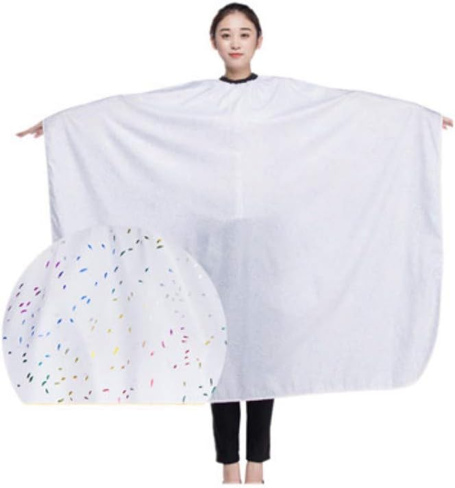 Haircut cloth, professional haircut hair accessories, waterproof non-stick hair,oil clothing, household hair cutting clothes, white