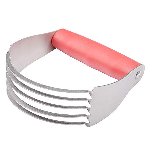 MUZOCT Dough Blender Pastry Cutter Professional Flour Mixer with Stainless Steel Blades for Pasta, Pie Crust and Cake - Thumbnail 5