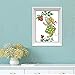 eGoodn Cross Stitch Stamped Kit with Printed Pattern Mice and Strawberry, 11ct Aida Fabric 8 inches by 10 inches, Embroidery Cross-Stitching Needlework for Kids Adults, No Frame