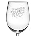 Fineware I Get By With A Little Help From My Wine - 19 oz Large Etched ARC Wine Glass - Gift for Her