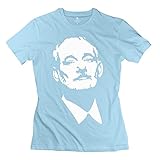 Custom Bill Murray Women's Tee SkyBlue Size M