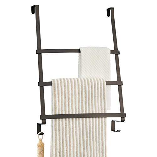 Rack With 3 Bars And 2 Hooks For Bathroom - Sale