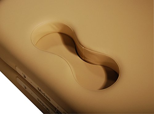 Mt Massage Midas-Girl 30'' Breast Recess Professional Portable Massage Table Package(Beige)