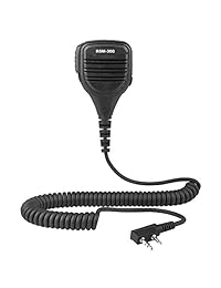 Micrófono de 2 pines para altavoz de hombro, radio de dos vías para Kenwood Walkie Talkies