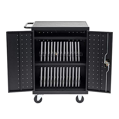 EZ Charge 30Device Charging Station Classroom and Office Power Cart