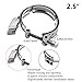 EVIL ENERGY 2.5 Inch V Band Clamp with Flange Male Female Quick Release Stainless Steel