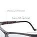 UVEX by Honeywell - S3212X Uvex by Honeywell Genesis Safety Glasses with Uvextreme Anti-Fog Coating, Black Frame