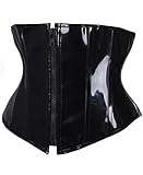 SAYFUT PVC Leather Steampunk Gothic Wasit Trainer Underbust Corset Bustier L