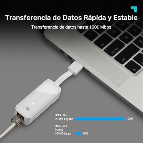 UE300 - Adaptador USB a Ethernet, 1000 Mbps, Gigabit, USB 3.0, Nano