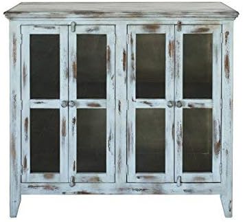 Amazon Com Crafters And Weavers Bayshore Distressed Blue Finish