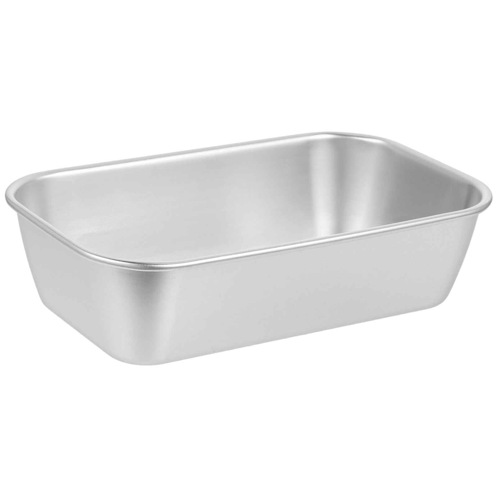 Amosfun Stainless Steel Square Snack Basket 4.5X10.5X4.5Cm Deep Tray Serving Bowl for Party Appetizers Fruit Salad and Dessert Presentation