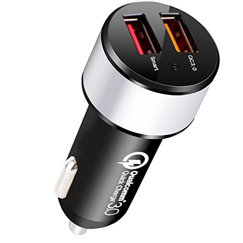 TASLAR Dual USB Port Certified Quick Fast Charge QC 3.0 Smart