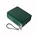 YOUNGCOL 184 Slot PU Leather Pencil Case 4 Layer Large Capacity Pencil Bag for Colored Pencils Watercolor Art Supplies (Dark green)