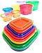 21 Day Portion Control Container kit for Weight Loss 14 Piece Labeled + COMPLETE GUIDE + 21 DAY PLANNER + RECIPE eBOOK - Color Coded Meal Prep System