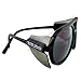TITUS G35 Retro Aviator Z87 Sunglasses Eye Protection w/Side Shield Motorcycle Shooting DOT ANSI CE Approved Safety Glasses (Smoke)