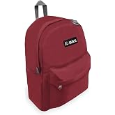 Everest Classic Backpack, Burgundy, One Size,2045CR-BURG