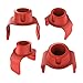 HIT PRODUCTS CouchCoaster® - Original & Patented Armrest Couch Cup Holder, Rosso Red - A Weighted, Silicone, Anti Slip Coaster Stops Spills On Your Sofa, Armchair Or Recliner & Keeps Drinks in Reach