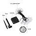 Crystal Ball Solar String Lights 20 Feet 30 LED Lights for Garden Fence Path Landscape Decoration