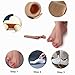 Kalevel 2pcs Large Toe Gel Tube Finger Protector Toe Separators for Bunions Sore Corns Hammertoes Gel Toe Separators Protector Toe Sleeves Protectors (L)