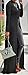 Imily Bela Women's Long Sleeve O-neck Slit Front Long Shirt Dress