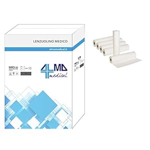 ALMAMEDICAL Medisch beddengoed Pura Cellulose 2 Veli (60 x 80 mm) – verpakking met 6 rollen