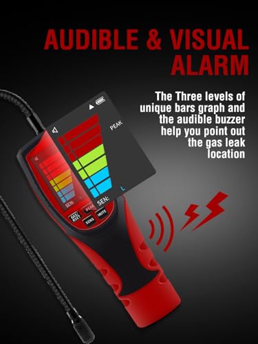 ALD-200 PRO Heated Pump Refrigerant Leak Detector for Heat Pumps, HVAC with UV LED, Freon Sniffer, Halogen Gas Leak Detector for R32 R454B R410A R22 R1234YF R600a
