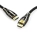 KabelDirekt – 6 feet 4K 60Hz DisplayPort Cable, Version 1.2, Male Connector with Locking and Nylon Sheath – Pro Series