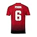 Manchester United Home #6 Pogba 2018-2019 Season Men's Soccer Jerseys Color Red