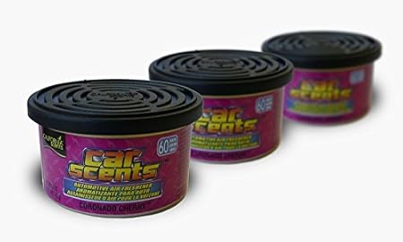 Californian Car Scents California Car Scents F332 Lufterfrischer, Kirsche, 3 Stück Violet Set of 3