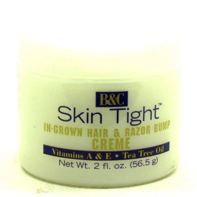 B & C Skin Tight Ingrown Hair & Razor Bump Creme 2 oz. (Pack of 2)