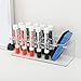 Liry Products Crystal Clear Acrylic Rack 10 Slot Dry Erase Marker Eraser Holder Wall Mount Storage Organizer Supplies Caddy Whiteboard Accessories
