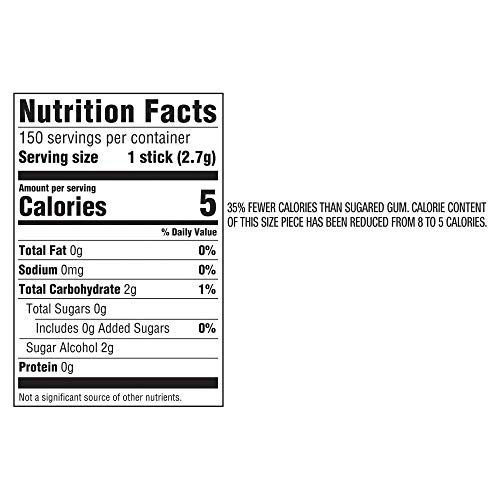 Extra Polar Ice Sugarfree Gum 15 Sticks Pack Of 10 Pricepulse