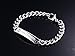 Type 2 Diabetes Medical ID Bracelet for Women : Surgical Steel Cuban Chain Link Awareness Medical Alert Bracelet for Men Women,Personalized Medical Jewelry