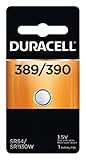 Duracell D389/390PK Watch / Electronics Battery, 1.5 Silver Oxide