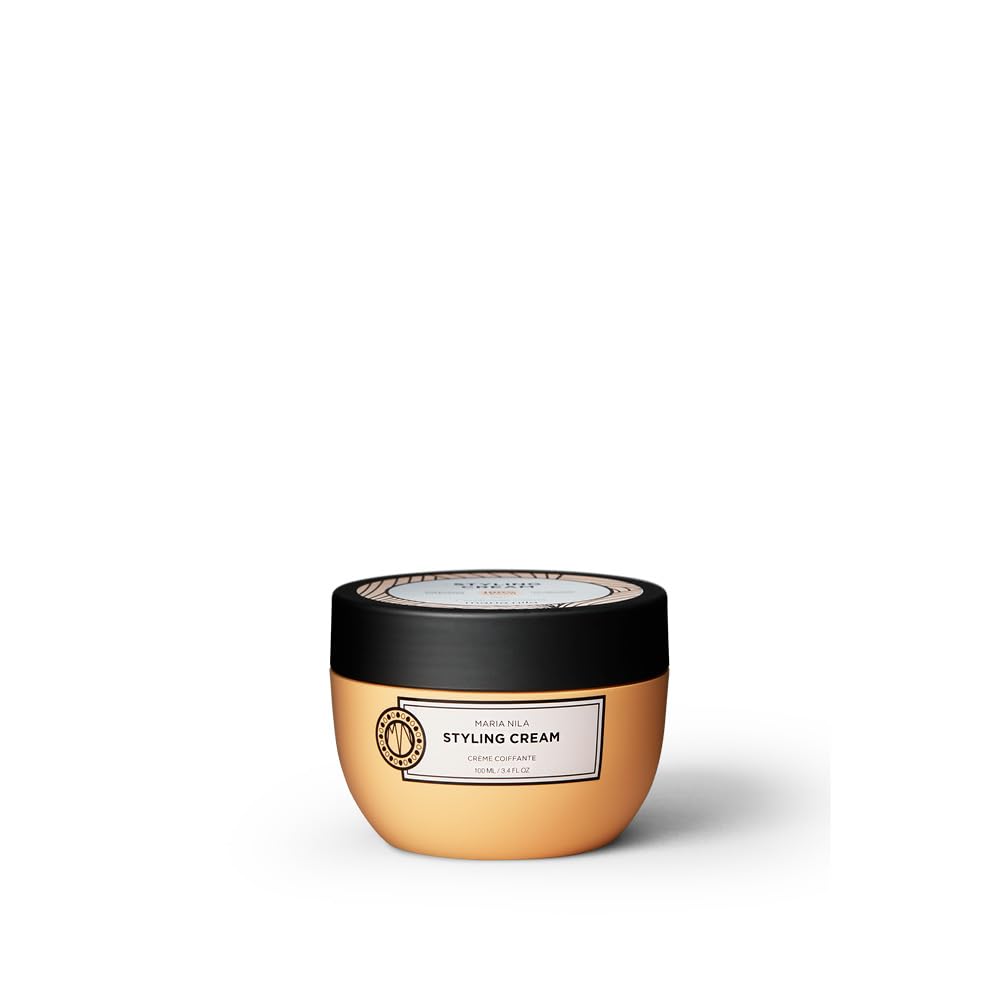 Maria Nila Styling Cream, Hold 3/5, Adds Control & Subtle Shine to Hair, 100% Vegan & Sulfate/Paraben free, 100 ml