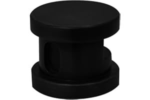 SteamSpa Universal 2 in. Steamhead with Aromatherapy Reservoir in Matte Black – Compatible with All SteamSpa Generators
