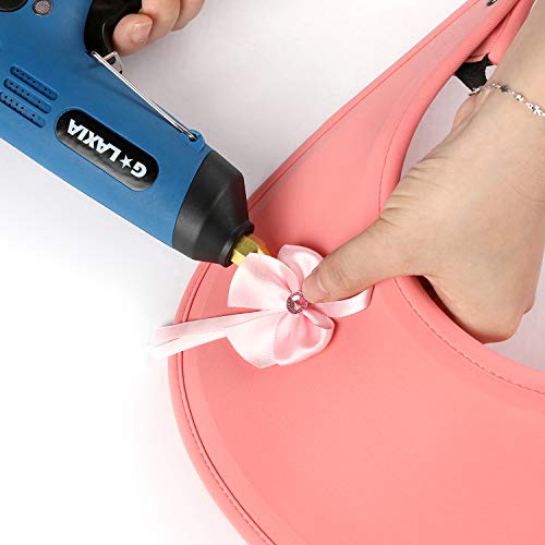 Hot Melt Gule Gun, GALAXIA 100W Heavy Duty Hot Glue Gun with 10pcs Glue Sticks and Temperature Adjustable(100℃-220℃) for Home Repairs, Plastic, Paper Card, Fabric Adhesive Kit - Thumbnail 4